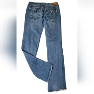 True Religion Jeans World Tour Womens 30 X 33 Stretch Made In USA Flap Pockets